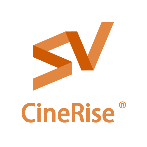 light blue screen vision media logo